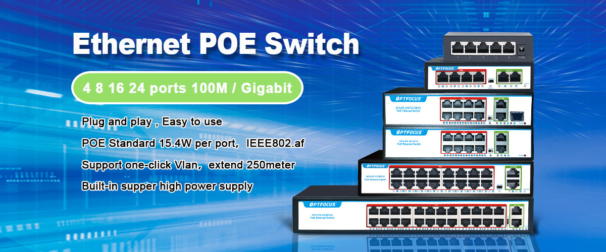 Factory OEM/ODM 8 Port POE Switch 8*1000mbps POE port,2*1000mbps Uplink Port for IP Camera NVR