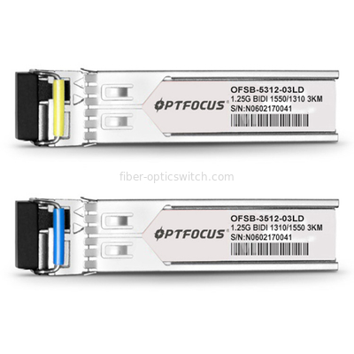 OPTFOCUS  SFP Optical Transceiver OFSB-5312-03LD 1.25G 1550/1310NM  SFP Optical Transceiver   BI-BD SM LC 3KM